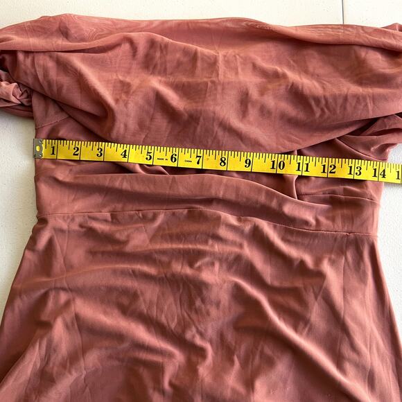 Club L London Shift Dress Women Size 8 Pink Party Holiday Wedding Flattering - Picture 4 of 10